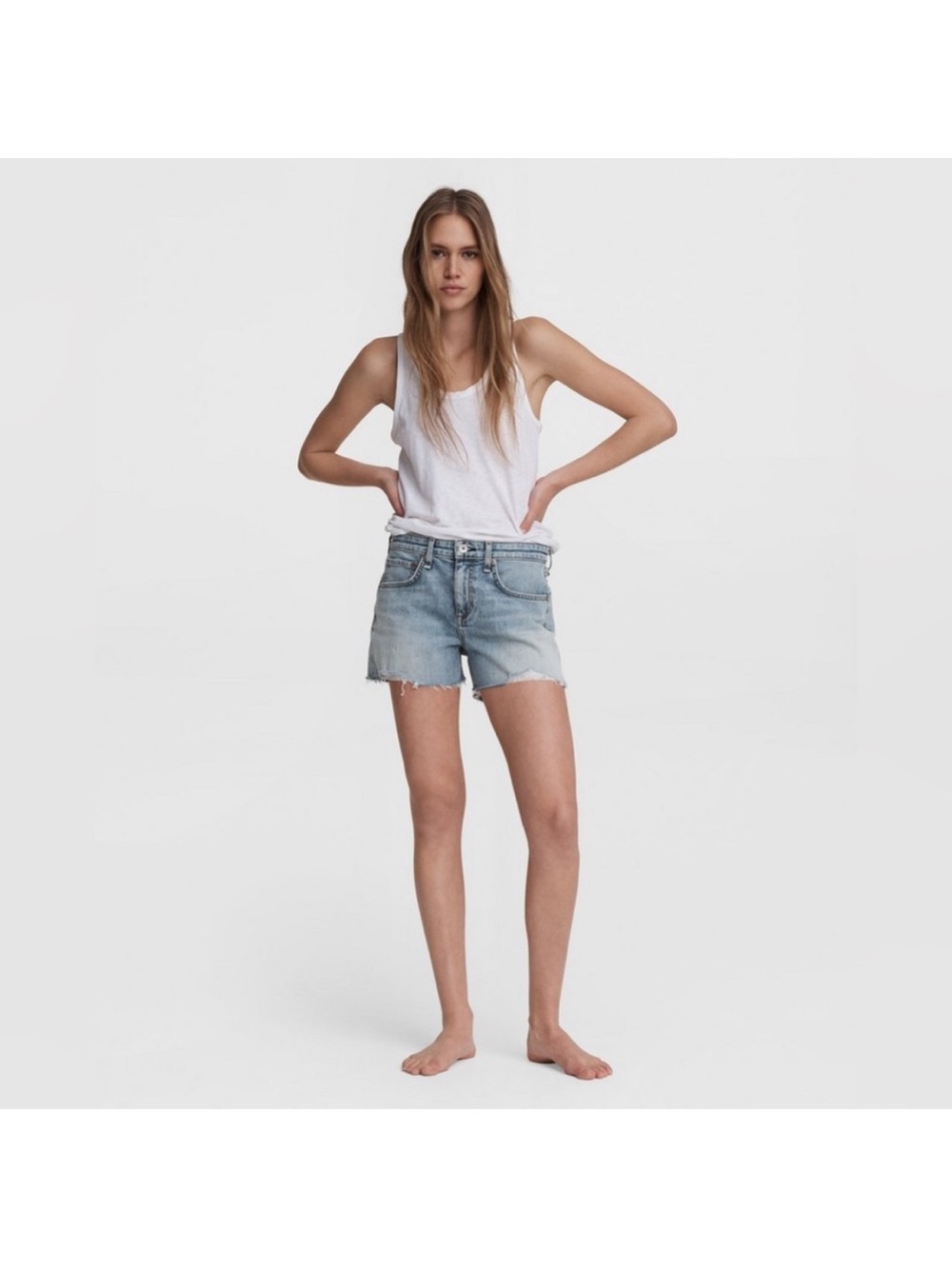 Rag & Bone Dre Low Rise Stella Denim Short Size 27